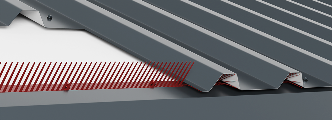 EAVES COMB FILLER - MAHOGANY 55