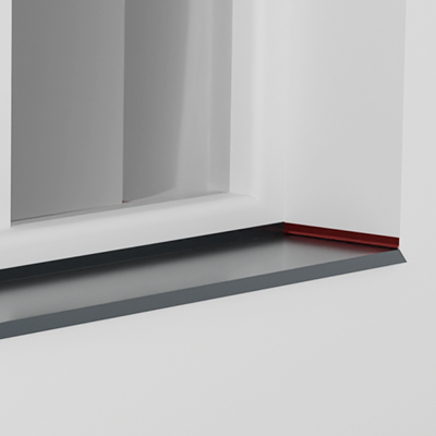 METAL WINDOWS SILLS CAP 235 MM