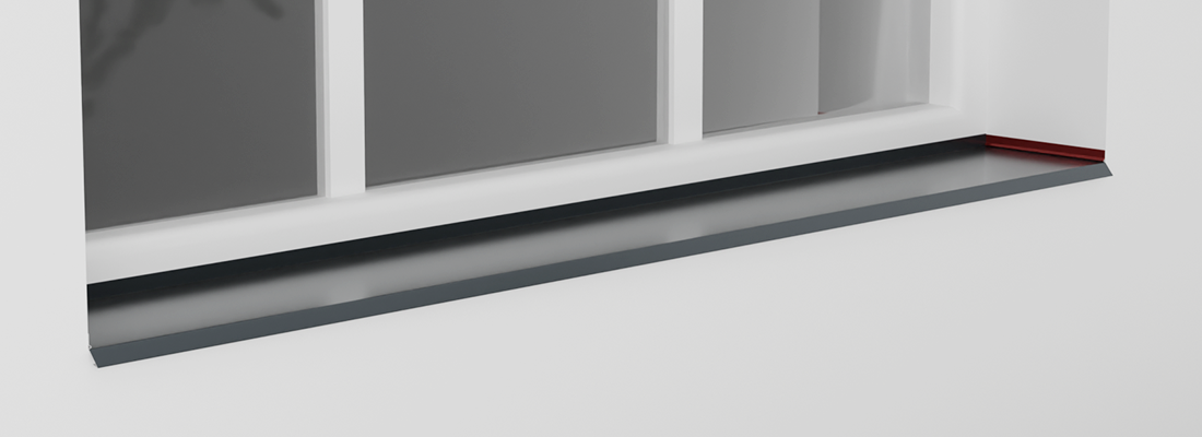 METAL WINDOWS SILLS CAP 235 MM