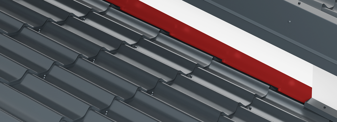 WALL EAVES METAL ROOF TILE