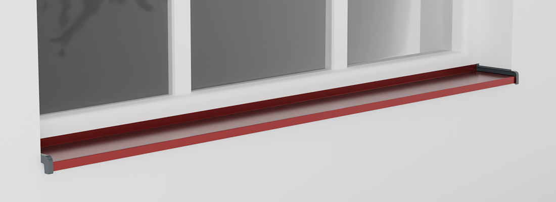 ALUMINUM WINDOW SILLS 165 MM