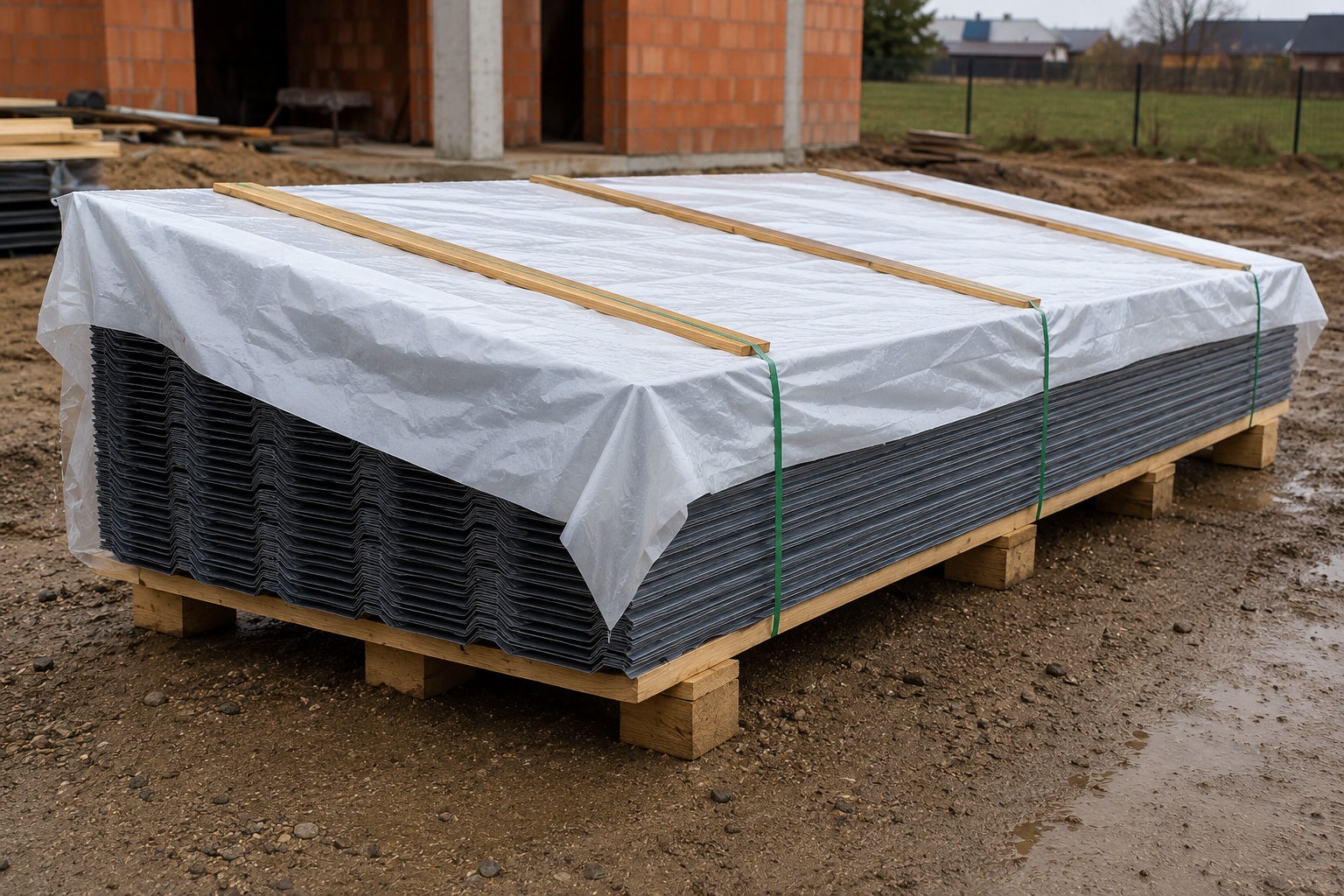 How to Properly Store the Roofing System Before Installation