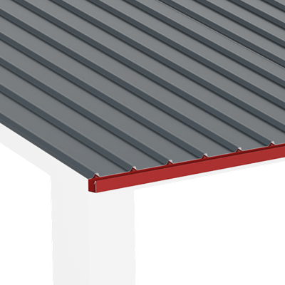 RECTANGULAR TERRACE GUTTER