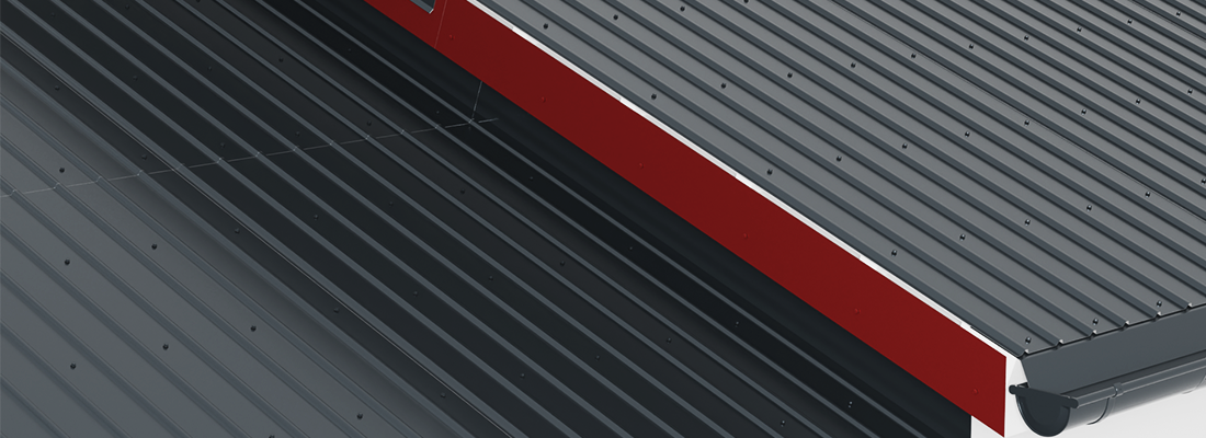 GUTTER BAND WITHOUT WATER BRAKE